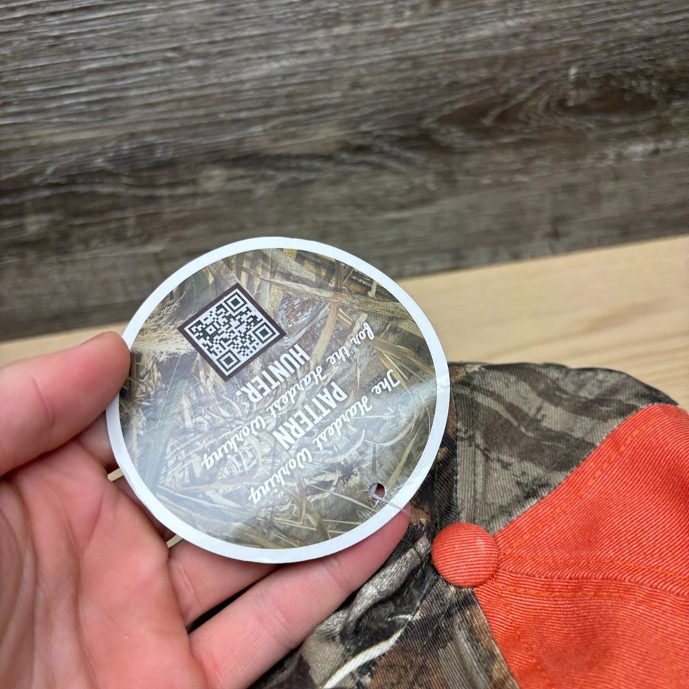 Oklahoma State Cowboys Hat Snap Back Orange Camo Realtree Top Of The World NWT - Picture 8 of 11